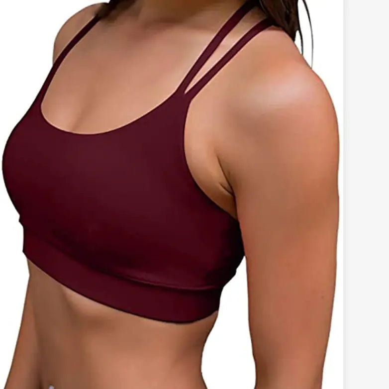 Seamless sports bra