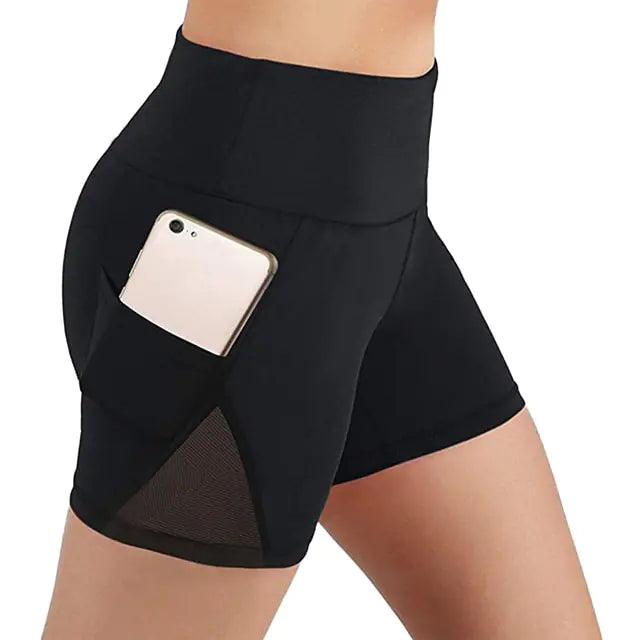 Short de sport avec poche latérale