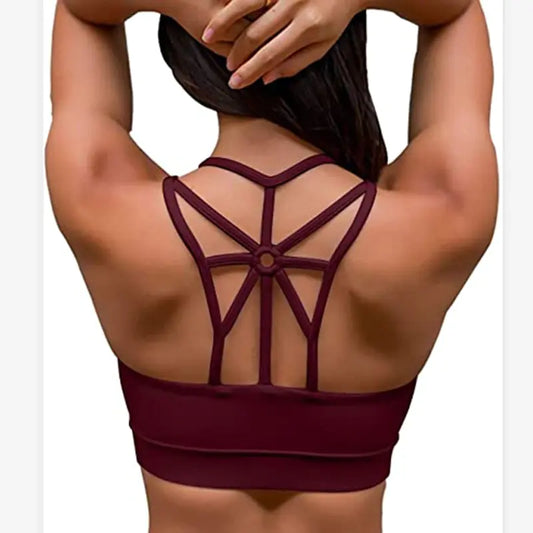 Seamless sports bra